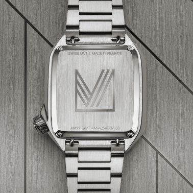 March LA.B AM2 Slim GMT Automatic Millesime March 2025 grey dial titanium bracelet 36 mm