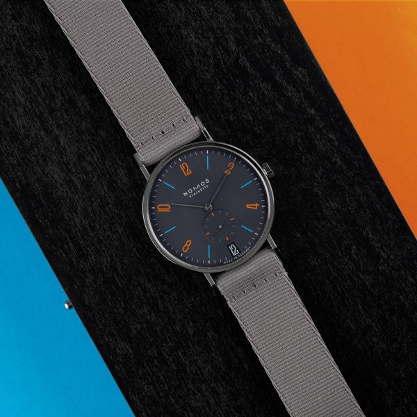 Montre Nomos Tangente 38 Date Dunkelbunt - Ed. limitée 175 ans mécanique 37,5 mm Full Set 2024