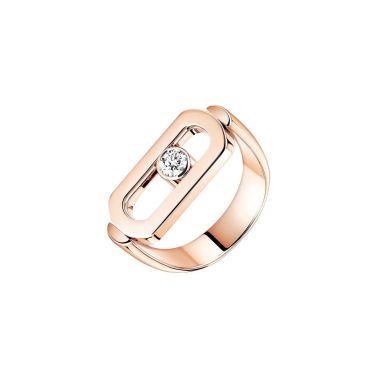 Bague Messika Move Imperial en or rose et diamants