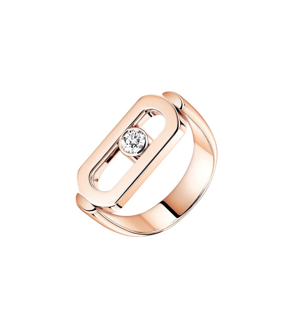 Bague Messika Move Imperial en or rose et diamants