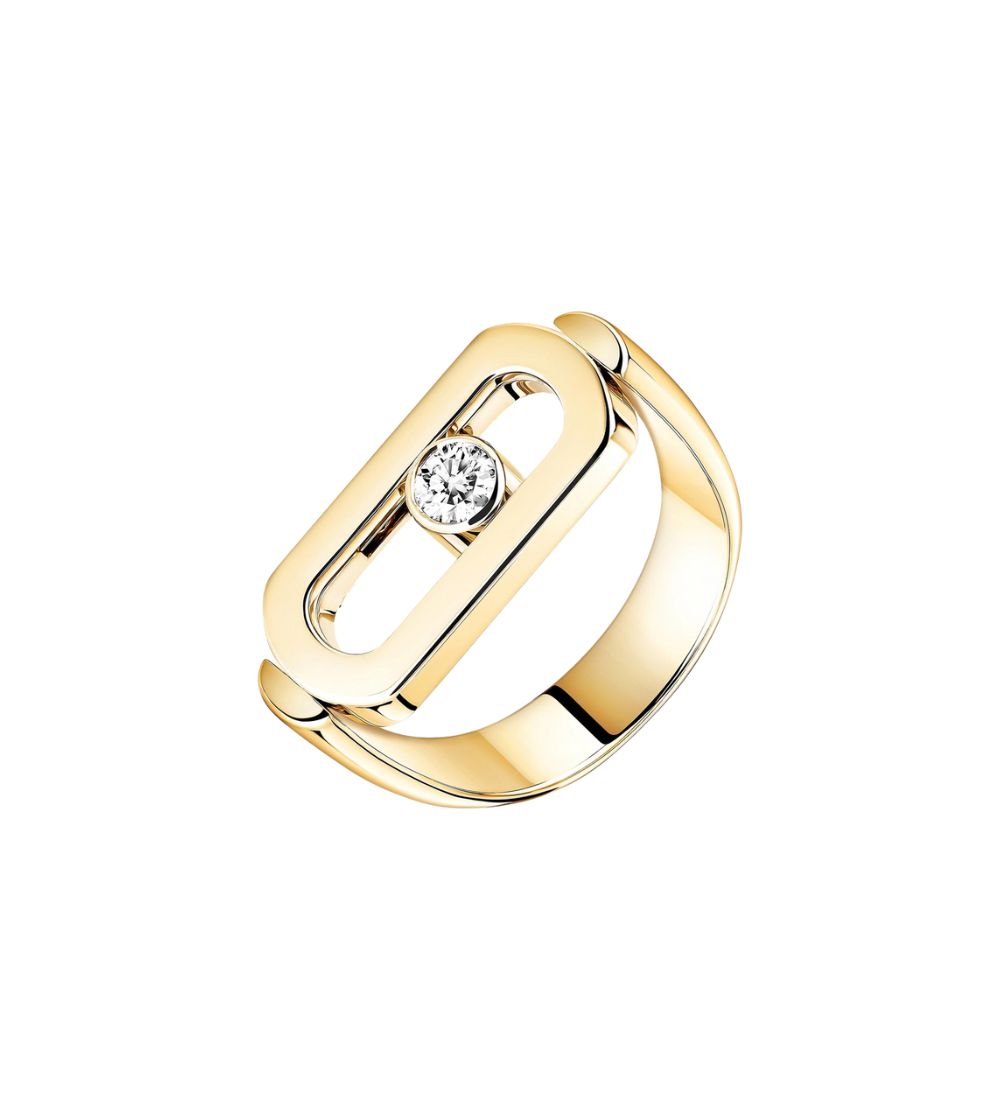 Messika Move Imperial ring in yellow gold and diamonds