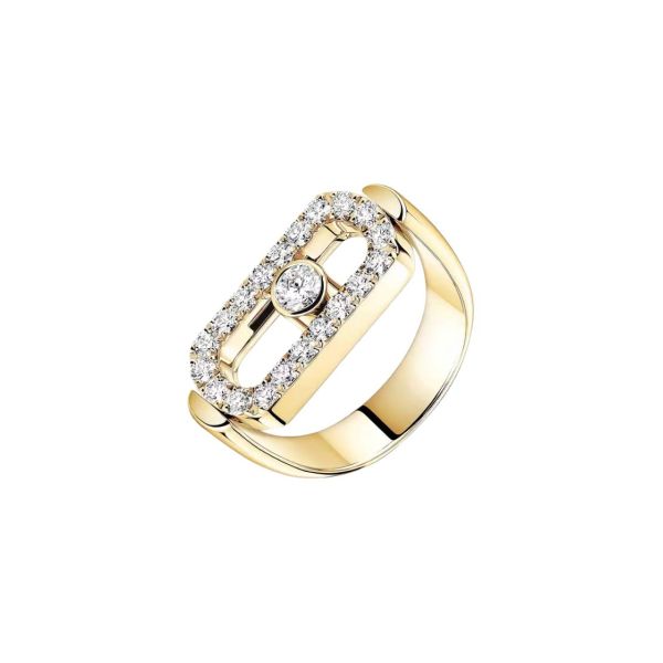 Messika Move Imperial ring in yellow gold and diamonds