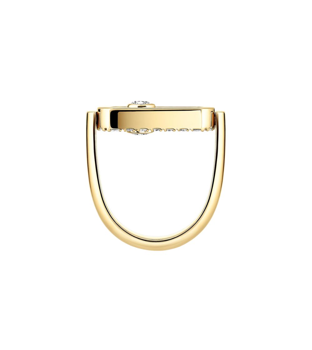 Messika Move Imperial ring in yellow gold and diamonds