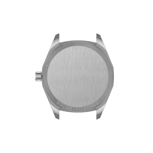 Montre Tissot T-Classic PR 100 quartz solaire cadran argent bracelet acier 39 mm T151.422.11.031.00