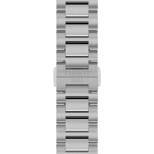 Montre Tissot T-Classic PR 100 quartz solaire cadran argent bracelet acier 39 mm T151.422.11.031.00