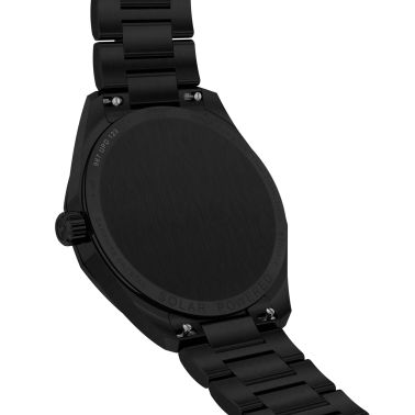 Tissot T-Classic PR 100 quartz solar black dial black PVD steel bracelet 39 mm T151.422.33.051.00