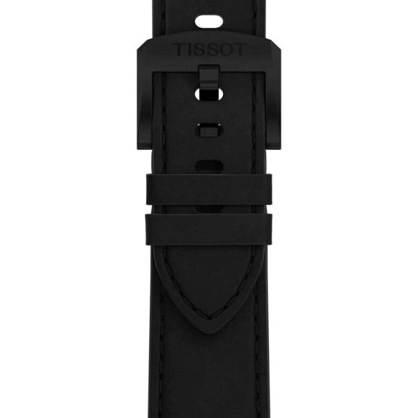 Tissot T-Classic PR 100 quartz solar watch black dial black leather strap 39 mm T151.422.36.051.00