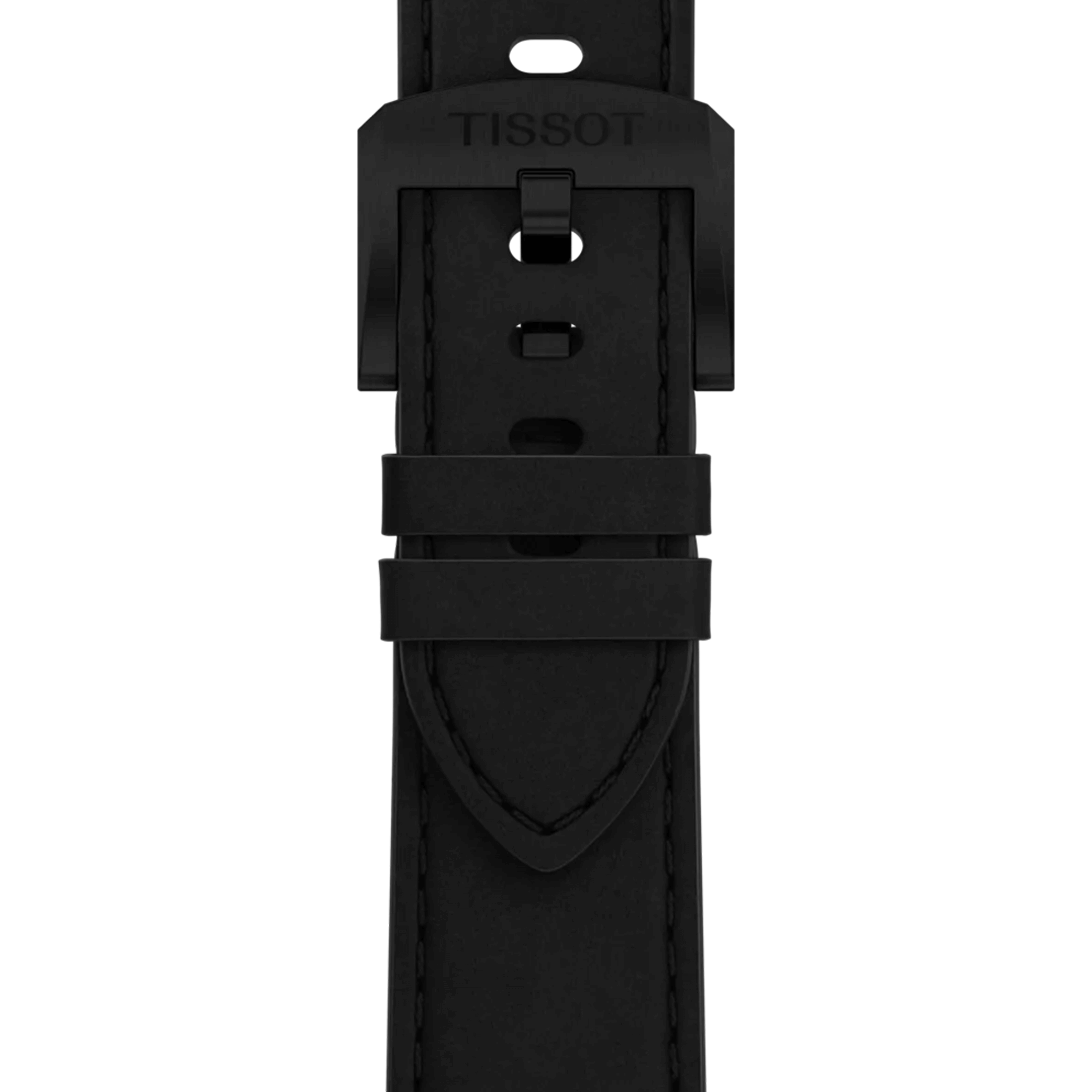 Tissot T-Classic PR 100 quartz solar watch black dial black leather strap 39 mm T151.422.36.051.00