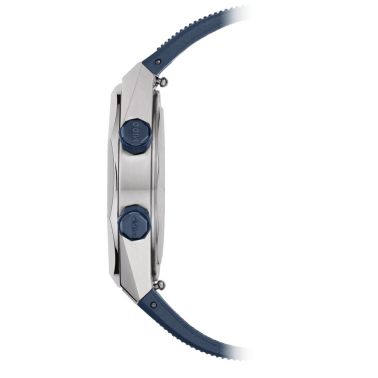 Montre Mido Multifort 8 Two Crowns automatique cadran bleu bracelet caoutchouc 40 mm