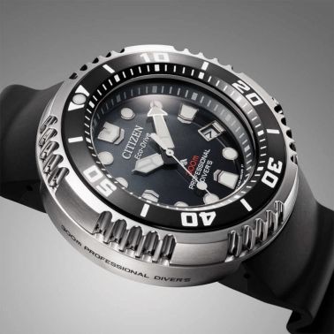 Citizen Promaster Marine Eco-Drive Professional Diver 300 m black dial rubber strap 46 mm