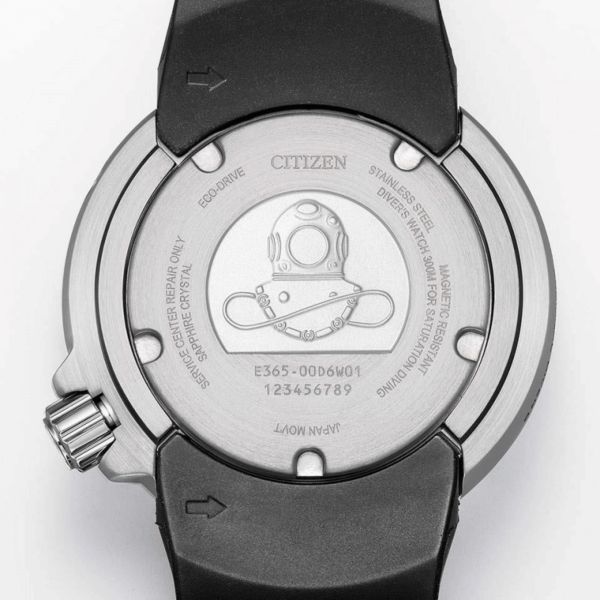 Citizen Promaster Marine Eco-Drive Professional Diver 300 m black dial rubber strap 46 mm