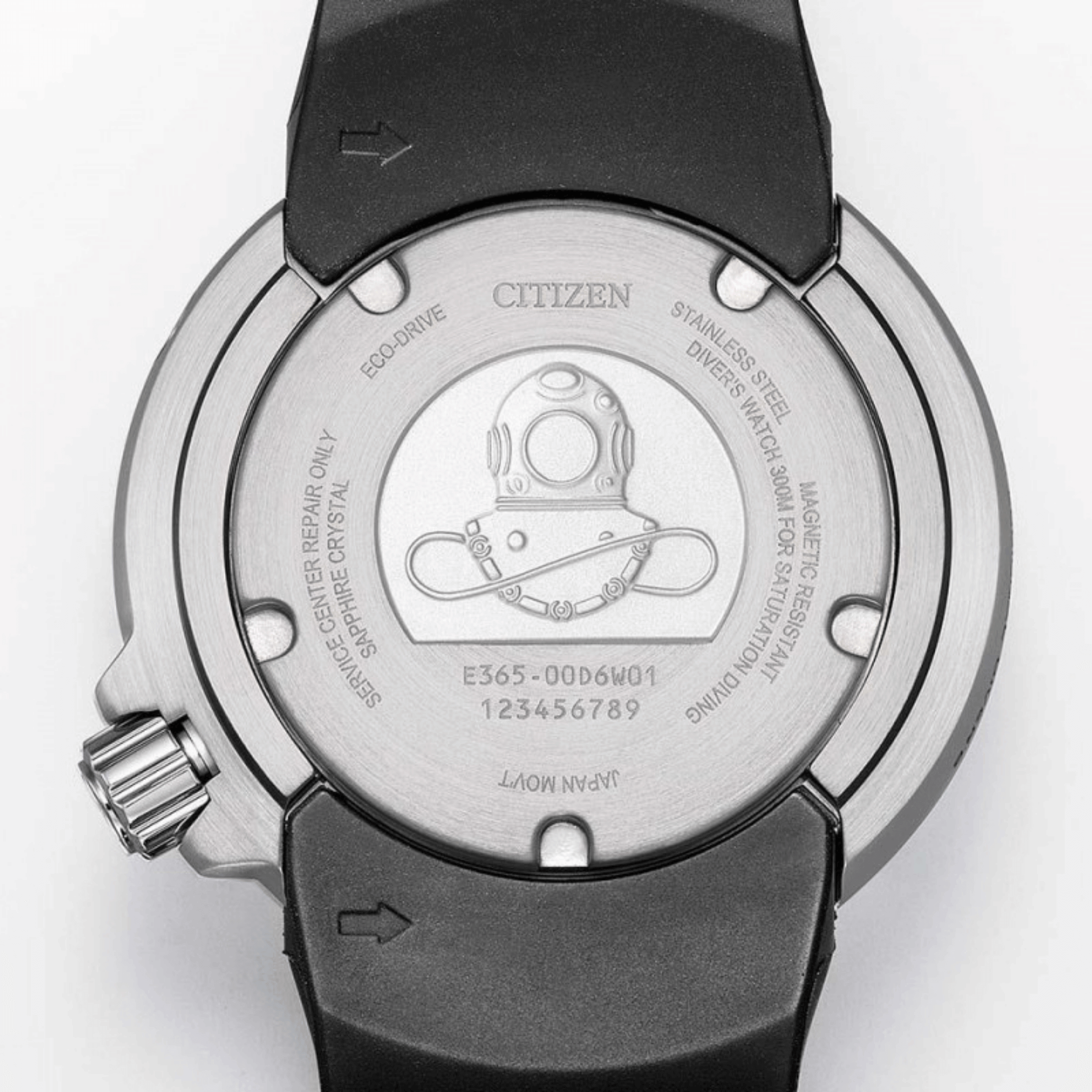 Citizen Promaster Marine Eco-Drive Professional Diver 300 m black dial rubber strap 46 mm