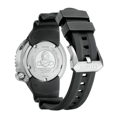 Montre Citizen Promaster Marine Eco-Drive Professional Diver 300 m cadran rouge bracelet caoutchouc 46 mm