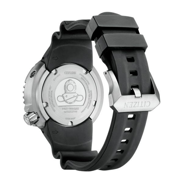 Montre Citizen Promaster Marine Eco-Drive Professional Diver 300 m cadran rouge bracelet caoutchouc 46 mm