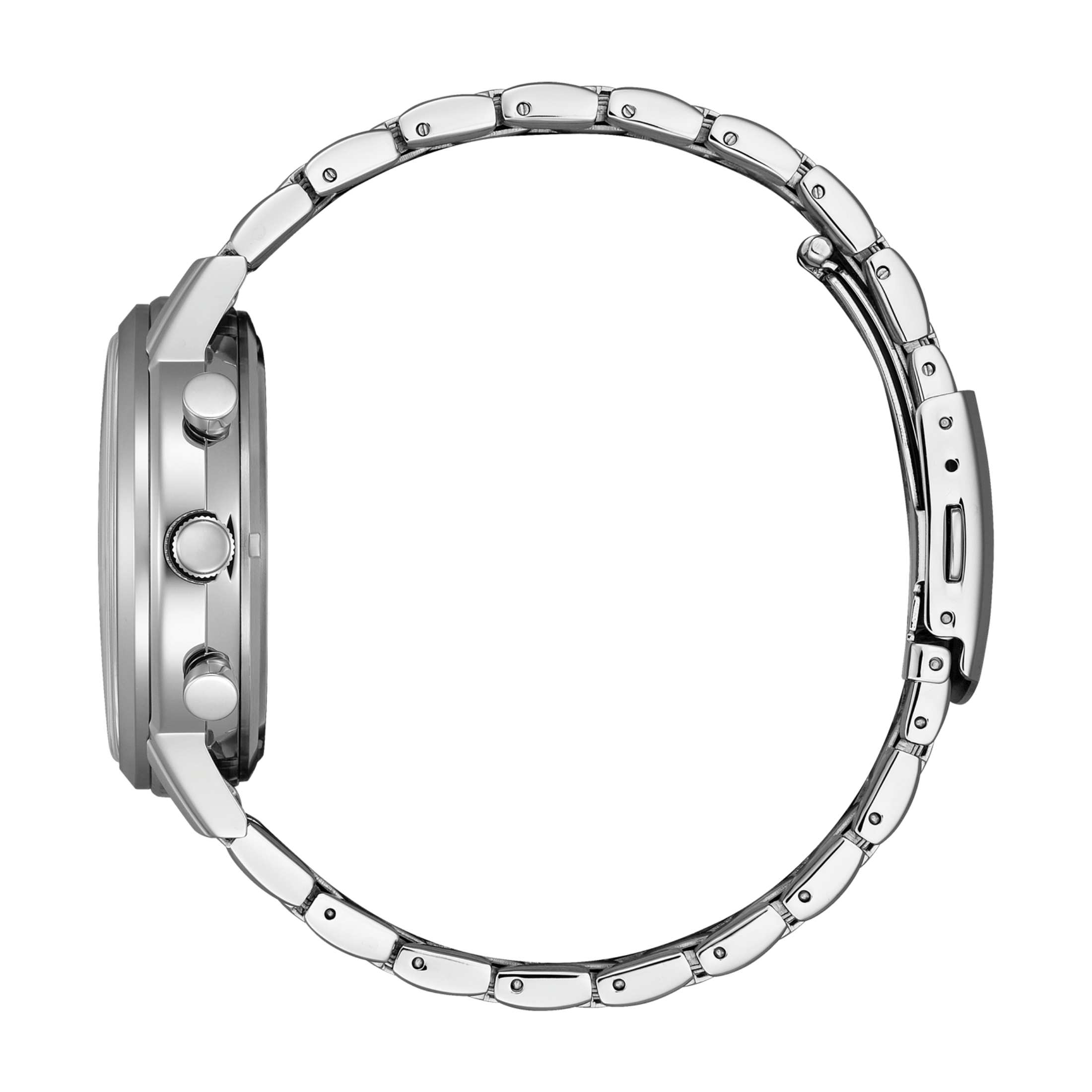 Citizen Platform Eco-Drive Classic Chrono black dial steel bracelet 42 mm