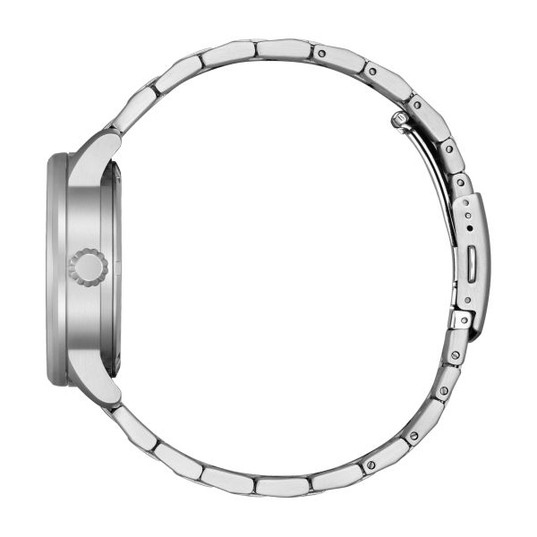 Montre Citizen Platform Mechanical Urban Military automatique cadran noir bracelet acier 40 mm