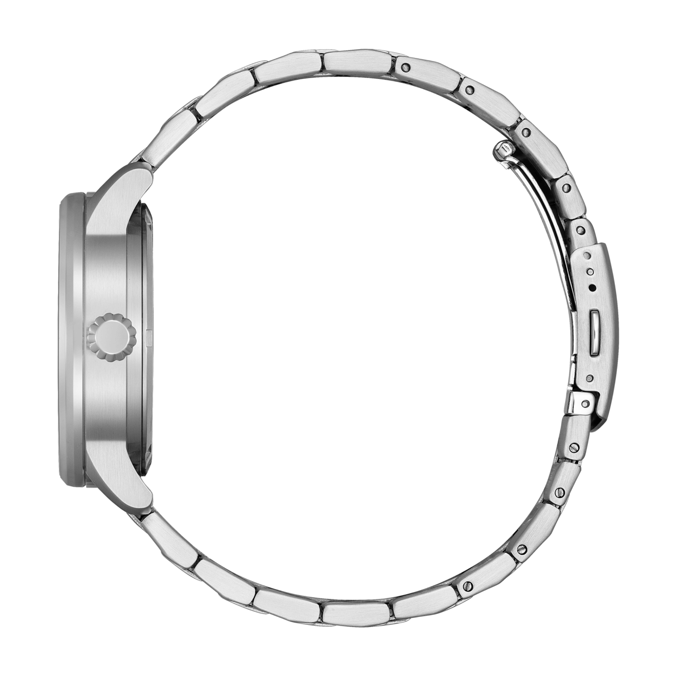 Montre Citizen Platform Mechanical Urban Military automatique cadran noir bracelet acier 40 mm