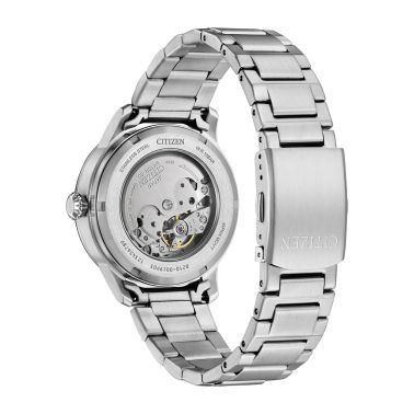 Citizen Platform Mechanical Urban Military automatic black dial steel bracelet 40 mm