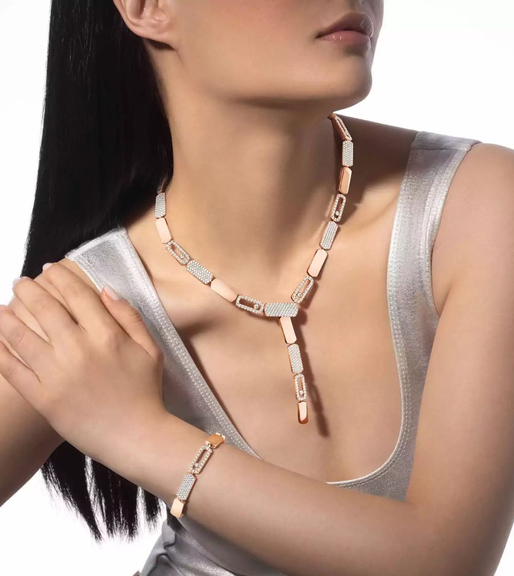 Messika Move Imperial bracelet in white gold and diamonds