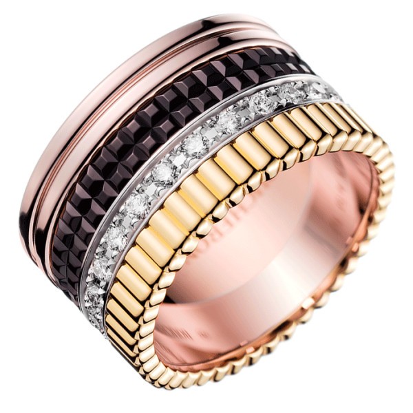 Bracelet Jonc BOUCHERON Facet in white gold