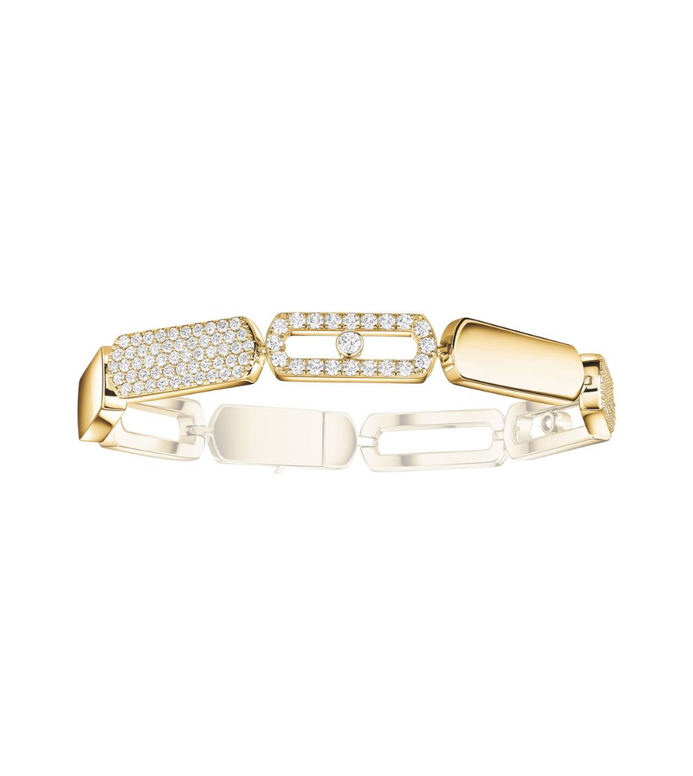Bracelet Messika Move Imperial en or jaune et diamants