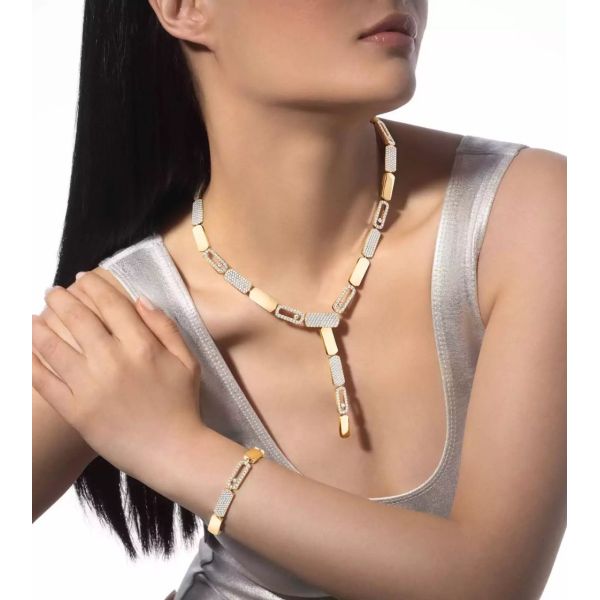 Bracelet Messika Move Imperial en or jaune et diamants