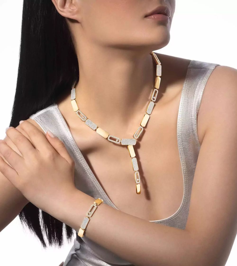 Messika Move Imperial bracelet in yellow gold and diamonds