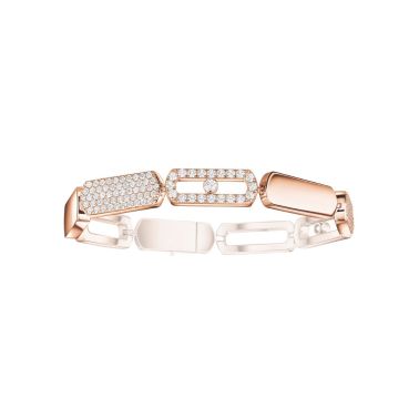 Bracelet Messika Move Imperial en or rose et diamants