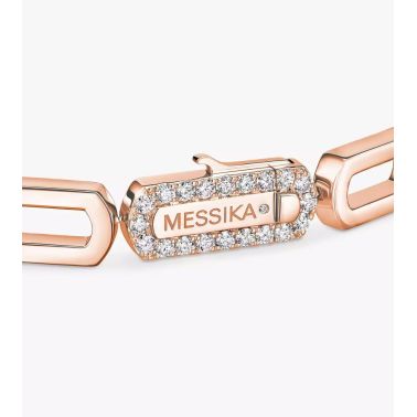 Bracelet Messika Move Imperial en or rose et diamants