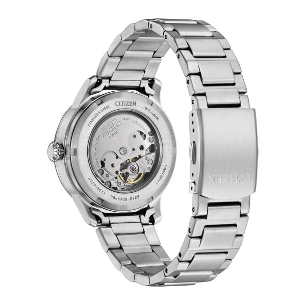 Citizen Platform Mechanical Urban Military automatic green dial steel bracelet 40 mm