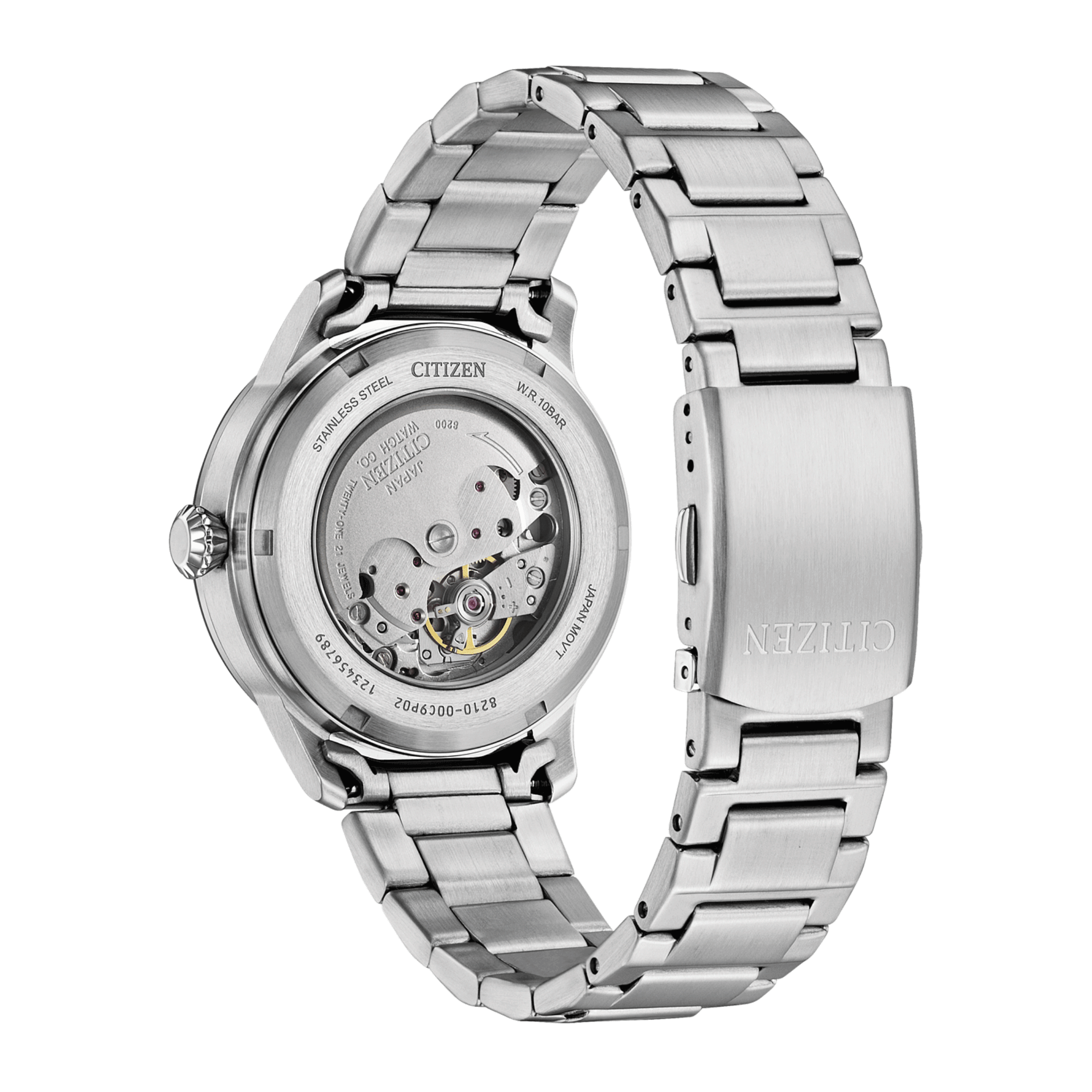 Citizen Platform Mechanical Urban Military automatic green dial steel bracelet 40 mm