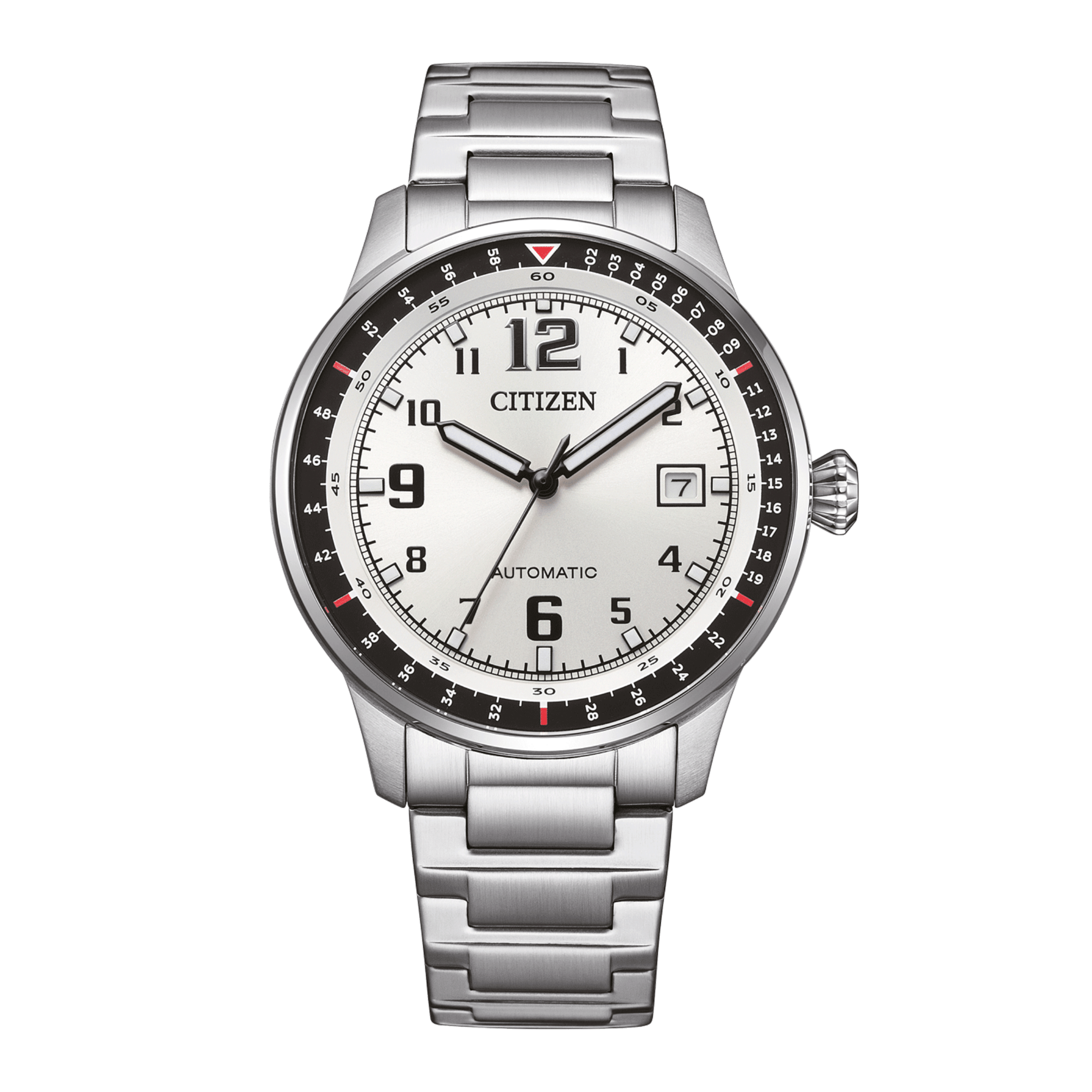 Citizen Platform Mechanical Urban Military automatic silver dial steel bracelet 40 mm