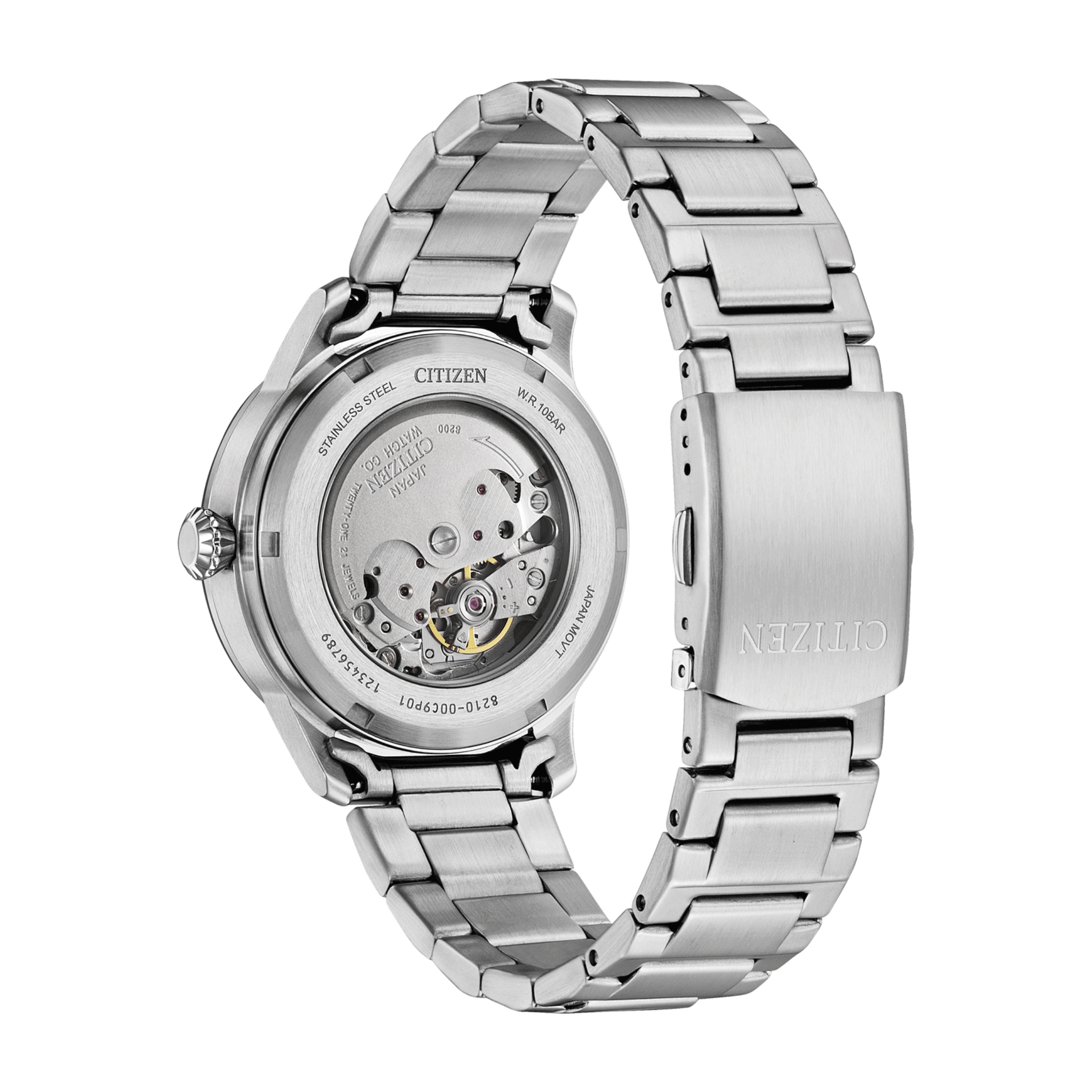 Citizen Platform Mechanical Urban Military automatic silver dial steel bracelet 40 mm