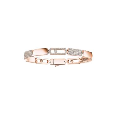Bracelet Messika Move Imperial PM en or rose et diamants
