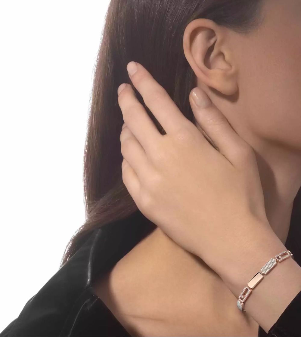 Messika Move Imperial PM bracelet in rose gold and diamonds