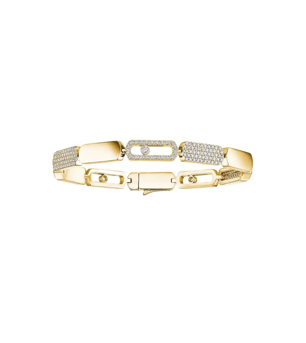 Bracelet Messika Move Imperial PM en or jaune et diamants