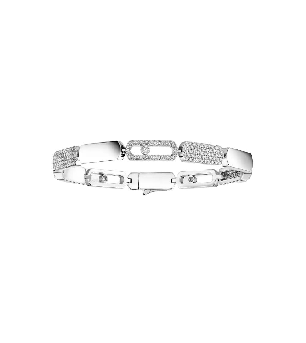 Messika Move Imperial PM bracelet in white gold and diamonds