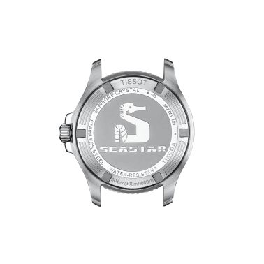 Montre Tissot T-Sport Seastar 1000 PVD Or Rose quartz cadran noir bracelet acier pvd or rose 36 mm T120.210.22.051.01