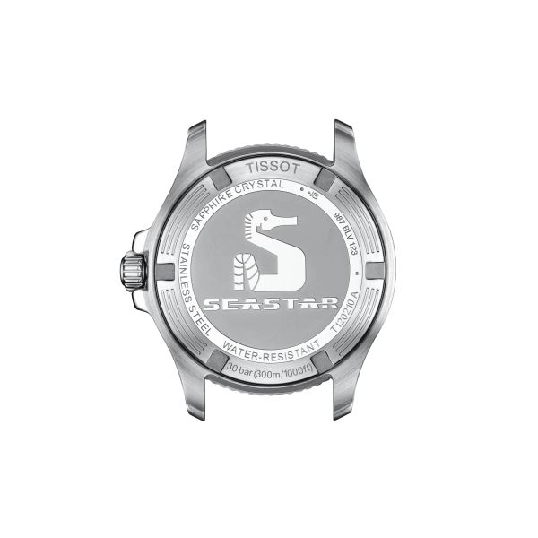 Tissot T-Sport Seastar 1000 PVD Rose Gold quartz watch black dial stainless steel bracelet pvd rose gold 36 mm T120.210.22.051.0