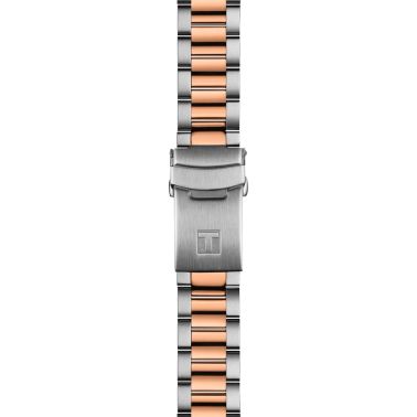 Tissot Seastar 1000 PVD Rose Gold Powermatic 80 Watch grey dial steel bracelet 40 mm T120.807.22.051.01