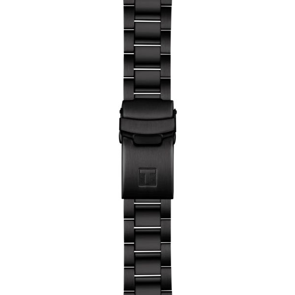 Tissot Seastar 1000 Black PVD quartz watch gradient red dial black pvd steel bracelet 40 mm T120.410.33.421.00