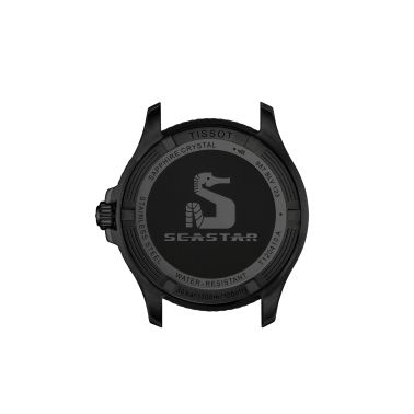 Tissot Seastar 1000 Black PVD quartz watch gradient green dial black pvd steel bracelet 40 mm T120.410.33.091.00