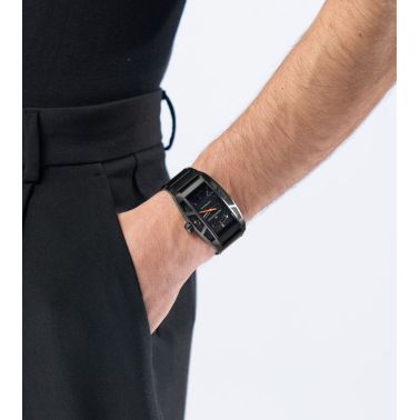 Montre Hamilton American Classic Boulton Stranding 2 auto Édition Limitée cadran noir bracelet titane 36 x 48 mm