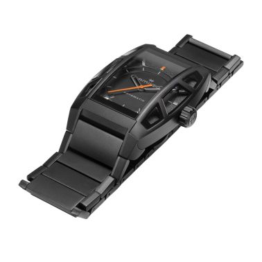 Montre Hamilton American Classic Boulton Stranding 2 auto Édition Limitée cadran noir bracelet titane 36 x 48 mm