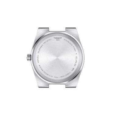 Tissot PRX quartz watch red dial steel bracelet 40 mm T137.410.11.421.00