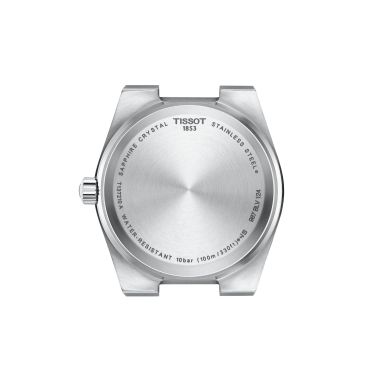 Tissot PRX quartz watch red dial steel bracelet 35 mm T137.210.11.421.00