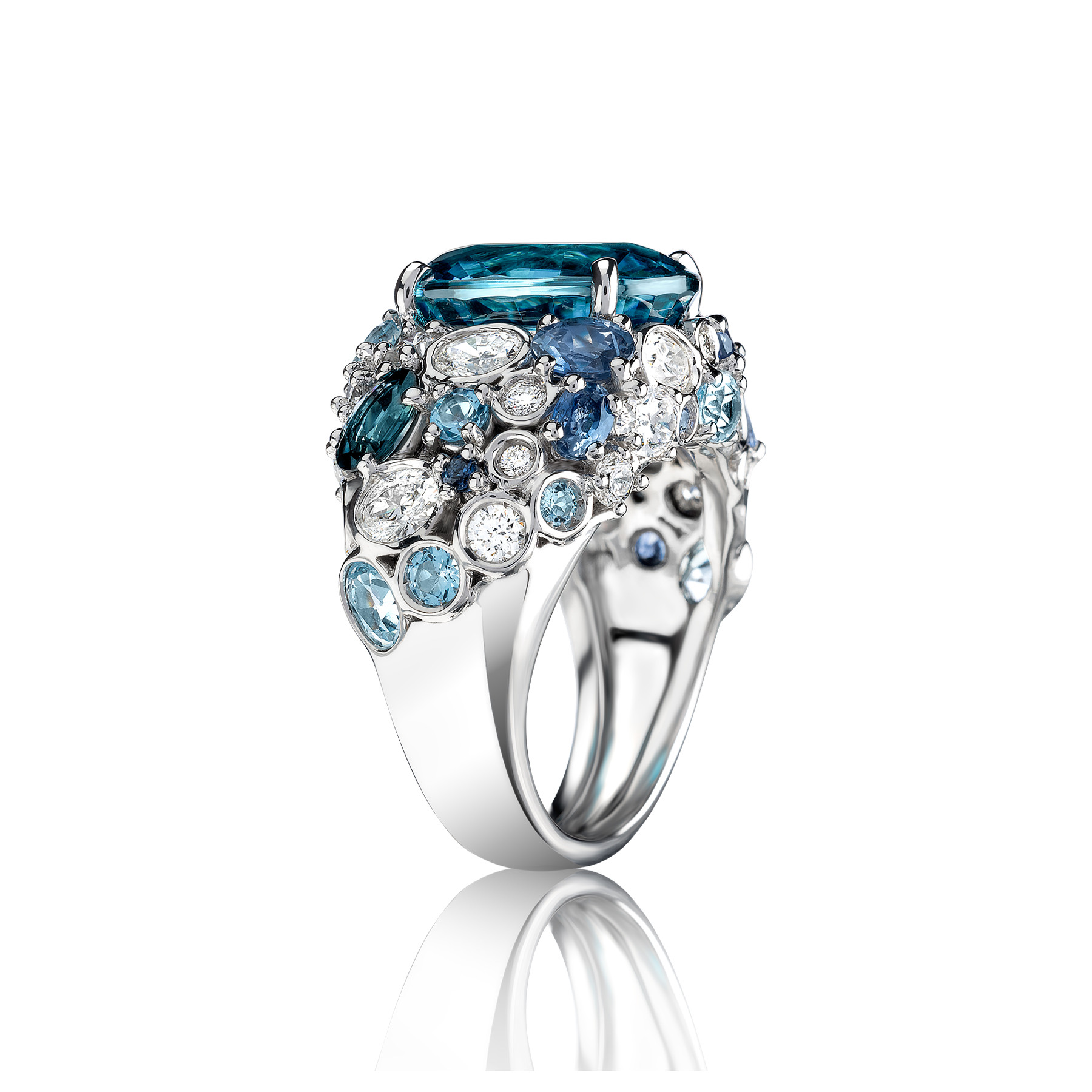 Ring Lepage L'Envoûtante blue zircon