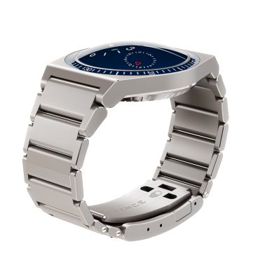 Ressence Type 7 Night Blue GMT automatic titanium bracelet 41 mm