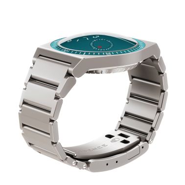 Ressence Type 7 XV Aquamarine GMT automatic titanium bracelet 41 mm