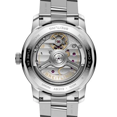 Breitling Top Time B31 automatic blue dial steel bracelet 38 mm